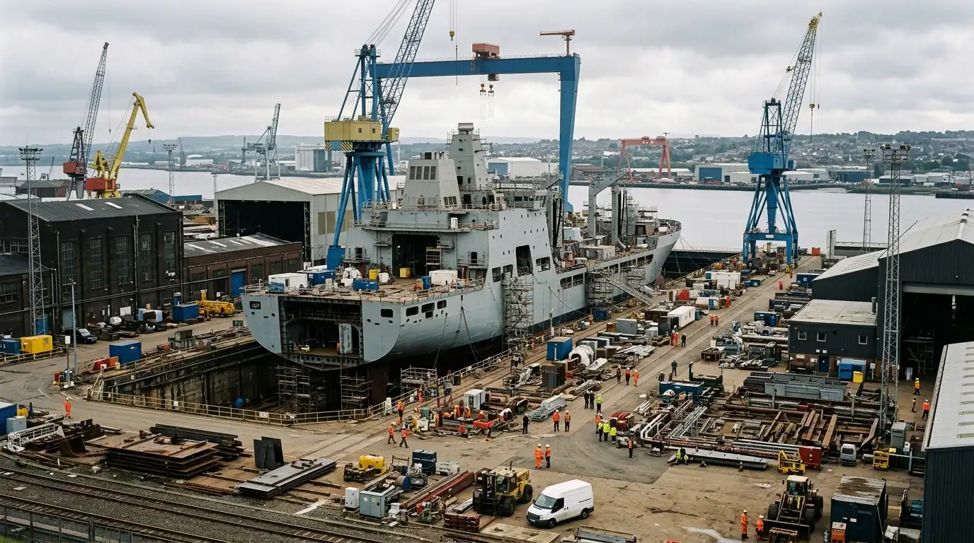 UK government announces multi-billion-pound investment in British shipbuilding