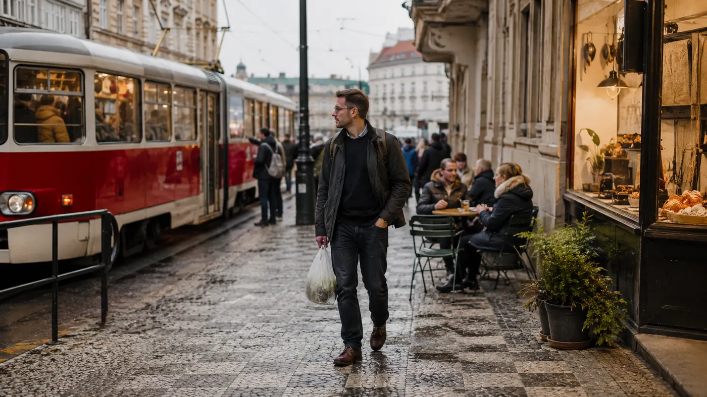 Běžný den v Česku: práce, doprava, obchody, služby a volný čas