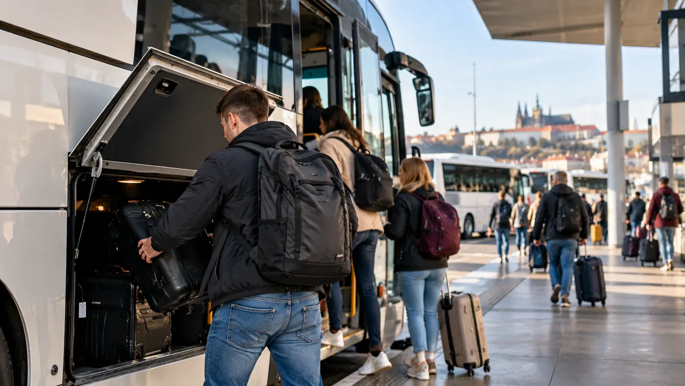 Автобусом з України до Чехії у 2026 році: документи, багаж і пересадки