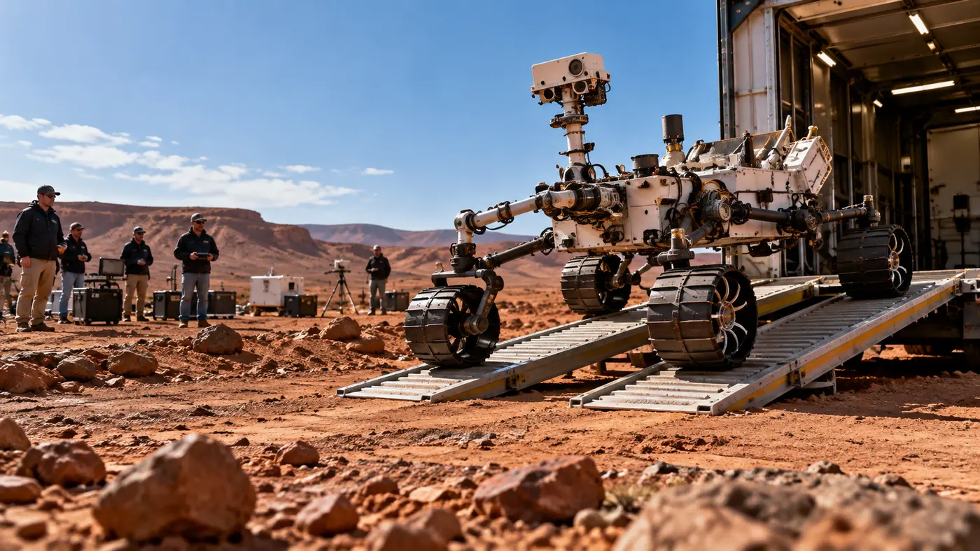 ExoMars відпрацював перший виїзд ровера: двійник Rosalind Franklin пройшов тест понад 20 разів